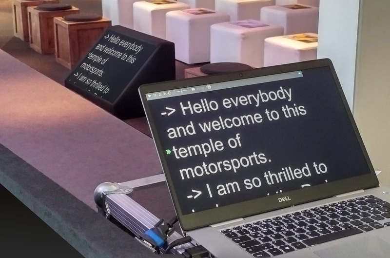 Floor Prompter by MGL Videoservices