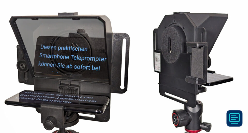 Smartphone Teleprompter 5" mieten bei TeleprompterService.at